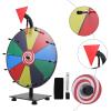 Abaodam Colorful Erasable Prize Wheel with Dry-Erase Surface Portable Tabletop Raffle for Parties Carnivals Trade Shows and Company Events view 2