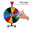 Abaodam Colorful Erasable Prize Wheel with Dry-Erase Surface Portable Tabletop Raffle for Parties Carnivals Trade Shows and Company Events view 3