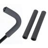 2Pcs/Set Stroller Handlebar Foam Cover Umbrella Pram Replacement Sponge Grip Armrest Protector Accessories Black Non-Slip view 2