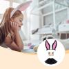 blloocod Cute Rabbit Ears Headband Felt Children Rabbit Ear Hair Clip for Halloween Party Costume Accessory- Style E view 3