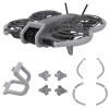 3 in 1 Anti-Collision Protection Accessories Kit for DJI Neo 2, Gimbal Bumper Guard + Propeller Guard Protector + Landing Gear for DJI Neo 2 Drone Protective Cover Accessories (Gray) view 1