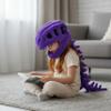 3D Dinosaur Skeleton Costume, Realistic Halloween T-Rex Outfit with Flexible Spine, Themed Cosplay Props (C-Adult Version) view 2