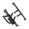 - 4 RC Crawler Front and Rear Bumpers, Aluminum Alloy Replacement Parts for 1/10 Scale RC Car, Heavy Duty Bumper Set with Towing Hook Mounting Holes, Classic Split Design for T view 3