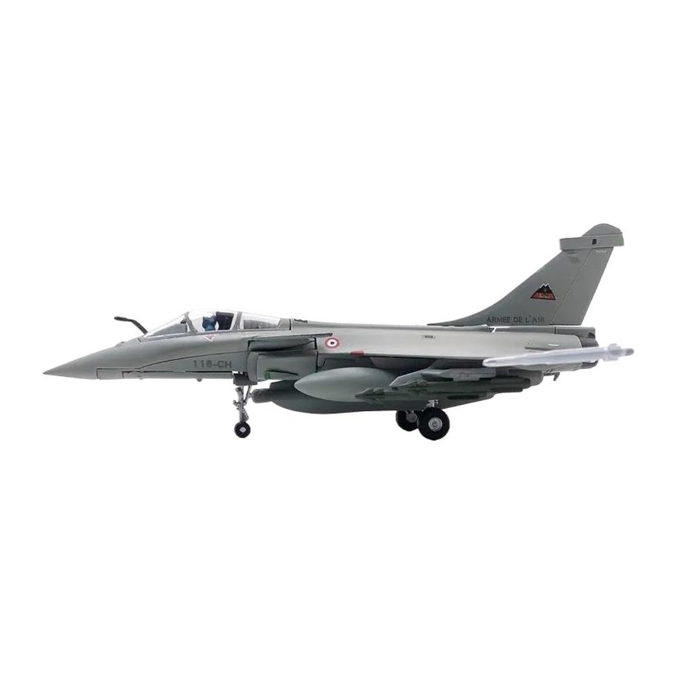 1/100 for Dassault Rafale C Fighter Air Force Diecast Metal Aircraft Model Gray Miniature Toy Metal Airplane