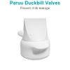 10PCS Breast Pump Parts, 8PCS Duckbill Valves and 2pcs Silicone Diaphragm Compatible with Paruu P16 Wearable Breast Pump, Replace for Paruu P16 Pump Parts, Not Original Accessories view 2