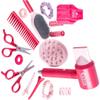36Pieces Pretend Play Beauty Salon Toy Set for Girl with Hair Dryer and Accessories to Stimulate Creativity and Fun (A Style) view 3