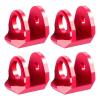 RC Car Upgrade Part For Arrma 1/18 For Granite For Grom 1/14 For Typhon For Mojave Aluminum Alloy Front Rear Shock Cap Protector RC Car Parts(Red) view 1