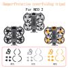 3 in 1 Anti-Collision Protection Accessories Kit for DJI Neo 2, Gimbal Bumper Guard + Propeller Guard Protector + Landing Gear for DJI Neo 2 Drone Protective Cover Accessories (Orange) view 2