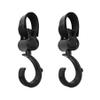1/2PCS Baby Bag Stroller Hooks Infant Organizer Bag Hanger Stroller Accessories Large Hook Shopping Prop Multifunction Pram Hook(Red) view 1