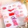 10 Sets Doll Outfits, 3 Inch/7.62cm Doll Collector's Clothing Accessories Cute Flowers Cherries Bees Dress Wear for Decoration and Display (Pink, Red) view 3