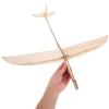 Abaodam Hand Thrown Wooden Glider Airplane for Indoor Outdoor Use DIY Model with Extended Stable Flight Simple Throw for Family Fun and Interactive Play view 4