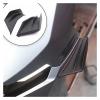 2PCS Motorcycle Spoiler Wing Winglet Aerodynamic Side Fin Compatible with Most Motorcycles SMAX155 Fit(White) view 4