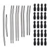 313mm/324mm Stainless Steel Link Set Linkage Chassis Steering Rod Kit For 1/10 RC Crawler Car for Axial SCX10 SCX10 II 90046 confident(324MM) view 1