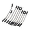 313mm/324mm Stainless Steel Link Set Linkage Chassis Steering Rod Kit For 1/10 RC Crawler Car for Axial SCX10 SCX10 II 90046 confident(324MM) view 4