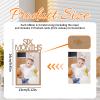 1st Birthday Photo Banner for Baby from Newborn to 12 Months Monthly Milestones Garland First Birthday Decorations Pre-Strung One Year Old Party Hanging Supplies Photo Banner with Frame for Boy Girl view 2