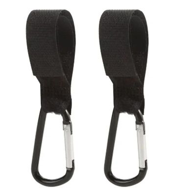 2/5/10Pcs Baby Stroller Hooks Buckles Clip Aluminum Alloy Cart Organizer Diaper Bag Shopping Pram Hook Buckle Stroller Hanger(2PCS)