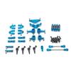 Metal Connecting Rod Vulnerable Parts Set Compatible with 284131 K969 K979 K989 K999 P929 P939 Remote Control Car(Blue) view 1