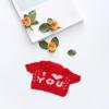 ibasenice Plush Animal Sweater Outfit Replaceable Knit Costume for DIY Doll Enthusiasts Creative Holiday Craft for Family Interaction view 4