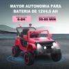 YMYCERS 12V Kids Car, 4x4 Electric Car for Kids with Remote Control, LED Lights & Music, Off-Road Ride On Toy Car Gift for Boys Girls 3+ Years Old (Pink) view 4