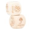 CCYLEZ Premium Food Decision Dice Set Funny Meal Choice Maker, 2pcs Dinner Decider Dice for Couples view 2