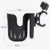 1PC Adjustable Baby Stroller Bottle Holder and Cell Phone Holder Compatible with Most Stroller Brands ABS Material view 3