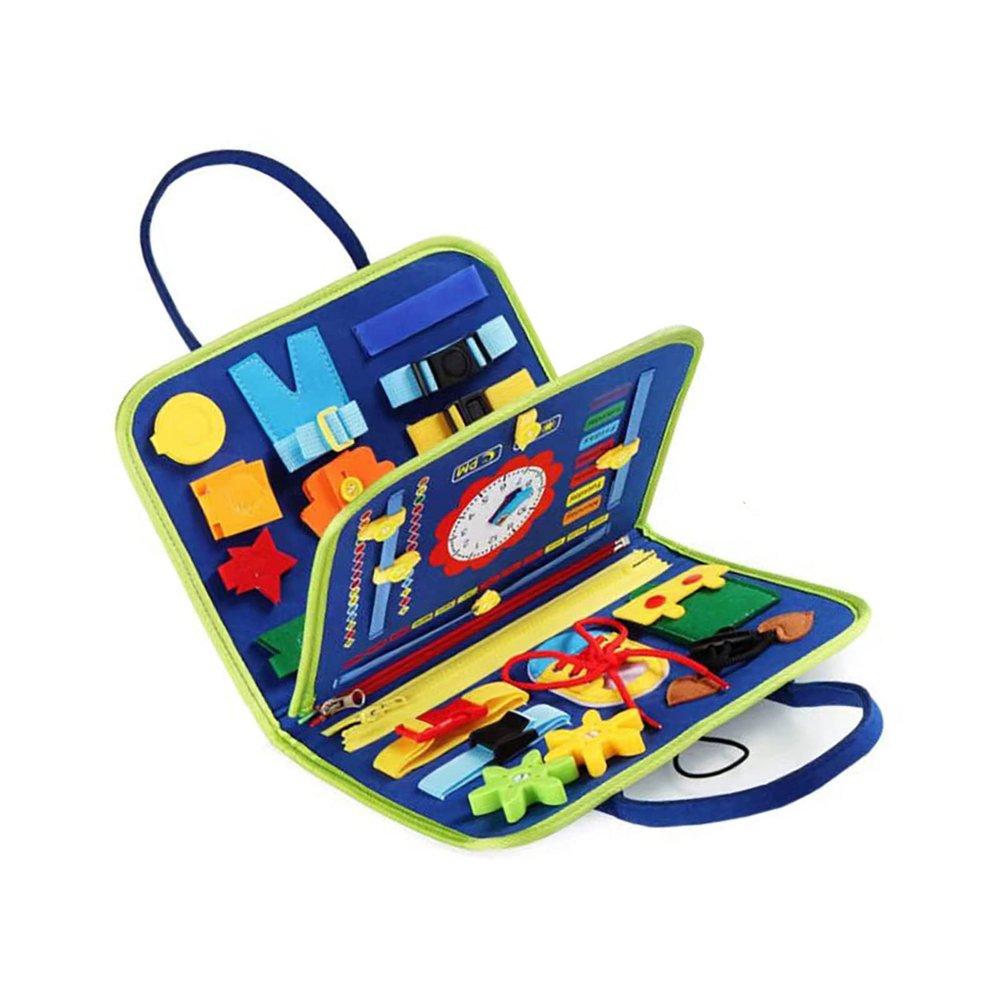 Learning Activity Board Hand Eye Coordination Toy for Kids, Versatile Educational Toy for Children with Autism, Blue