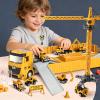 GLW Kids Construction Truck Toys Set Excavator, Forklift,Bulldozer,Dump Trucks,Cement Truck,Road Roller, Alloy Construction Vehicle Toys for Boys Gifts view 2