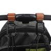2pcs PU Leather Baby Bag Stroller Hook Rotatable Cart Organizer Pram Hook Pram Rotate 360 Degree Stroller Accessories(Green 2pcs) view 3