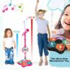 Kid Star Microphone, The All-in-One Microphone Toy, Kids Microphones with Stand, Karaoke Machine with Speaker, Lights, Music & Echo Effects, Karaoke Machine for Kids, Christmas Birthday Gift (Pink) view 2