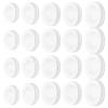 DIYEAH Universal Silicone Piggy Bank Plugs - 20pcs Money Jar Stoppers, Replacement Seal for Ceramic Coin Banks & Savings Jars, Assorted Sizes (White) view 1