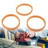 3-Pack Polyurethane Electric Planer Drive Belt, 238mm Girth 9.6mm Width, Compatible for 1900B 225007 N1923B FP0800 KP0810 BKP180 view 2