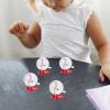 Wakauto 4Pcs Wind-up Sports Ball Plastic Clockwork Playthings Bounce Balls for Party Favors and Decoration view 2