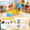 Electric Train Set for Kids, 66PCS Infinity Magentic Racer Track Blocks with Electric Train, Cube Tracks Train Toys for Toddlers 4-8, Magic Track Kid Trains Set Toys. view 3