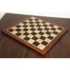21" Large Ebony & Maple Wood Chessboard 55 mm Square - Golden Rosewood Borders view 2