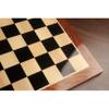 21" Large Ebony & Maple Wood Chessboard 55 mm Square - Golden Rosewood Borders view 3