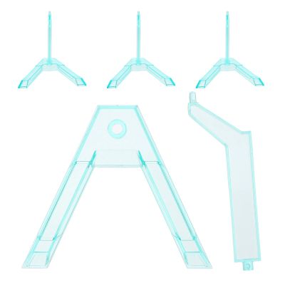 Abaodam 4pcs Transparent Doll Display Stands for Mecha Models Stable and Sturdy Model Display Holders Compatible with SD Q Version Action Figures Versatile Rack for Collectors