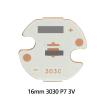 SQGGMOAUSC 1PCS 16mm XHP50 5050 6V Copper led 20mm x 1.6mm Copper Star 16mm Heatsink Board view 2