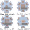 SQGGMOAUSC 1PCS 16mm XHP50 5050 6V Copper led 20mm x 1.6mm Copper Star 16mm Heatsink Board view 4