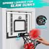 24" x 16" Indoor Large Basketball Hoop Toy - Upgraded Adjustable Height Basketball Hoop Over The Door with Complete Accessories, Basketball Toys Christmas Birthday Gifts for Kids & Adults(White) view 3