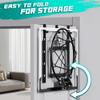 24" x 16" Indoor Large Basketball Hoop Toy - Upgraded Adjustable Height Basketball Hoop Over The Door with Complete Accessories, Basketball Toys Christmas Birthday Gifts for Kids & Adults(White) view 4