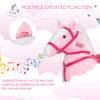 Wooden Rocking Horse, Ride on Horse for Toddlers 1836 Months, Boy & Girl Plush Animal Rocker with Lovely Fun Realistic Sounds, Toddler/Child Ride on Pony Toy (Horse, Pink) view 4