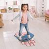 Jcasbdn Toddler Balance Board Plastic Wobble Board for Kids with Non-Slip Surface for Indoor Play Motor Skills & Sensory Develop view 3