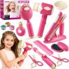 Toylink Hair Salon Toys for Girls, 21 Pcs Pretend Play Toys Hair Styling Set with Sound and Light Blow Dryer & Hair Gem Accessories, Beauty Kids Salon Playset Birthday Gifts for Toddlers 3 4 5 6 7 8+ view 1