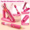 Toylink Hair Salon Toys for Girls, 21 Pcs Pretend Play Toys Hair Styling Set with Sound and Light Blow Dryer & Hair Gem Accessories, Beauty Kids Salon Playset Birthday Gifts for Toddlers 3 4 5 6 7 8+ view 4