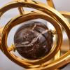 Rotating Globe For Desk - Modern Abstract Art Decor, Metal Globe Ornament Sculpture, Contemporary Home Desk Display | Globes Decor, For Living Room Study Room Office Desks TV Cabinet view 3