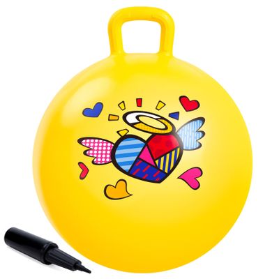 Upper Rider Easter Basket Stuffers for Kids, Hopper Ball for Kids 3-6, Bounce Ball with Handle for Age 3 4 5 6,18" Hopping Ball Toy for Indoor Outdoor Camping