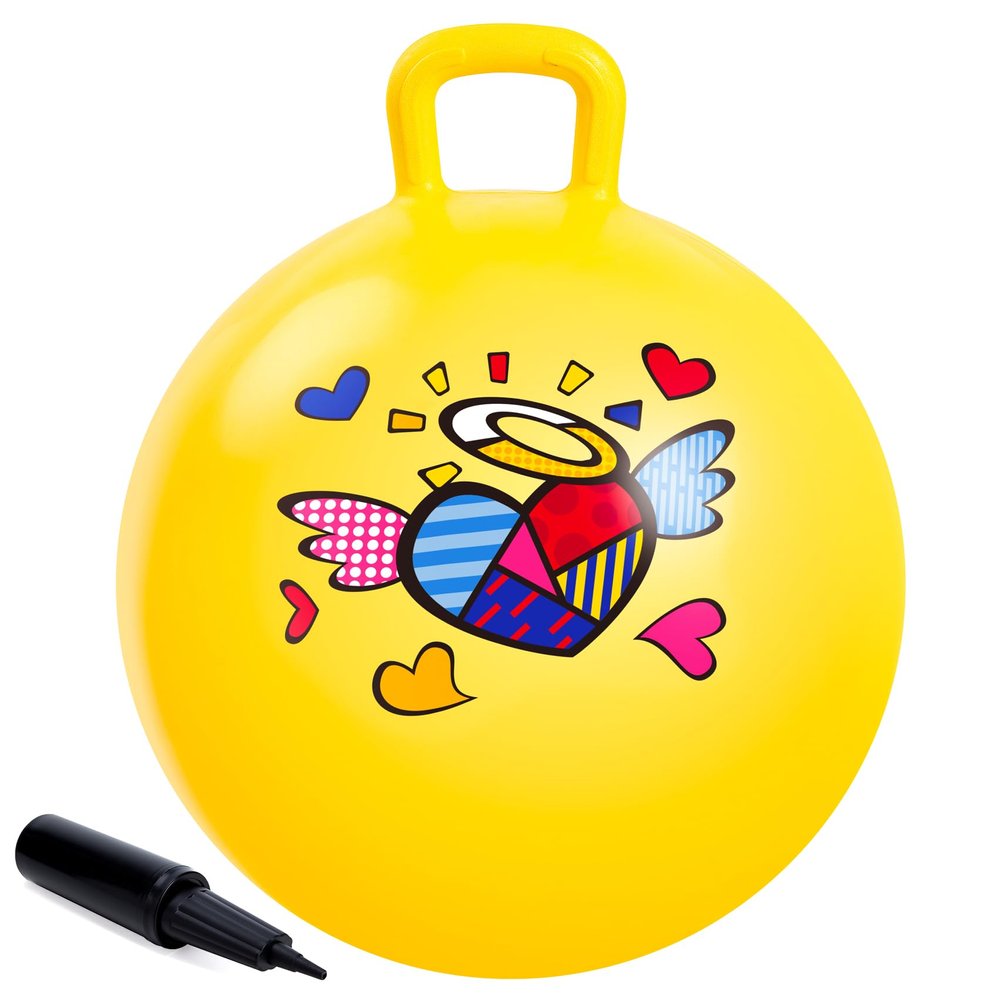 Upper Rider Easter Basket Stuffers for Kids, Hopper Ball for Kids 3-6, Bounce Ball with Handle for Age 3 4 5 6,18" Hopping Ball Toy for Indoor Outdoor Camping