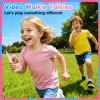 Video Walkie Talkies for Kids, 2 Pack Rechargeable Video Intercom Kids Walkies Talkies with HD Camera & Voice, Indoor Outdoor Games,Camping, Hiking for Boys Girls 3-12 view 2