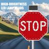 24-Inch Solar-Powered LED Flashing Stop Sign - Durable Aluminum Octagon for Enhanced Road Traffic Control and Safety view 4