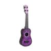 16.53 Inch Purple Ukulele with Pattern, 4 Strings Ukulele for Kids, Kids Guitar, Mini Guitar, Kid Toys, Kid Musical Instruments, Education Enlightenment Toy for Children Boys Girls Beginner view 2